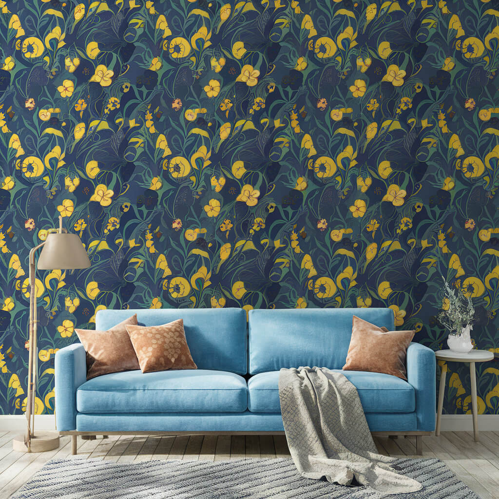 Floral Pattern Wallpaper